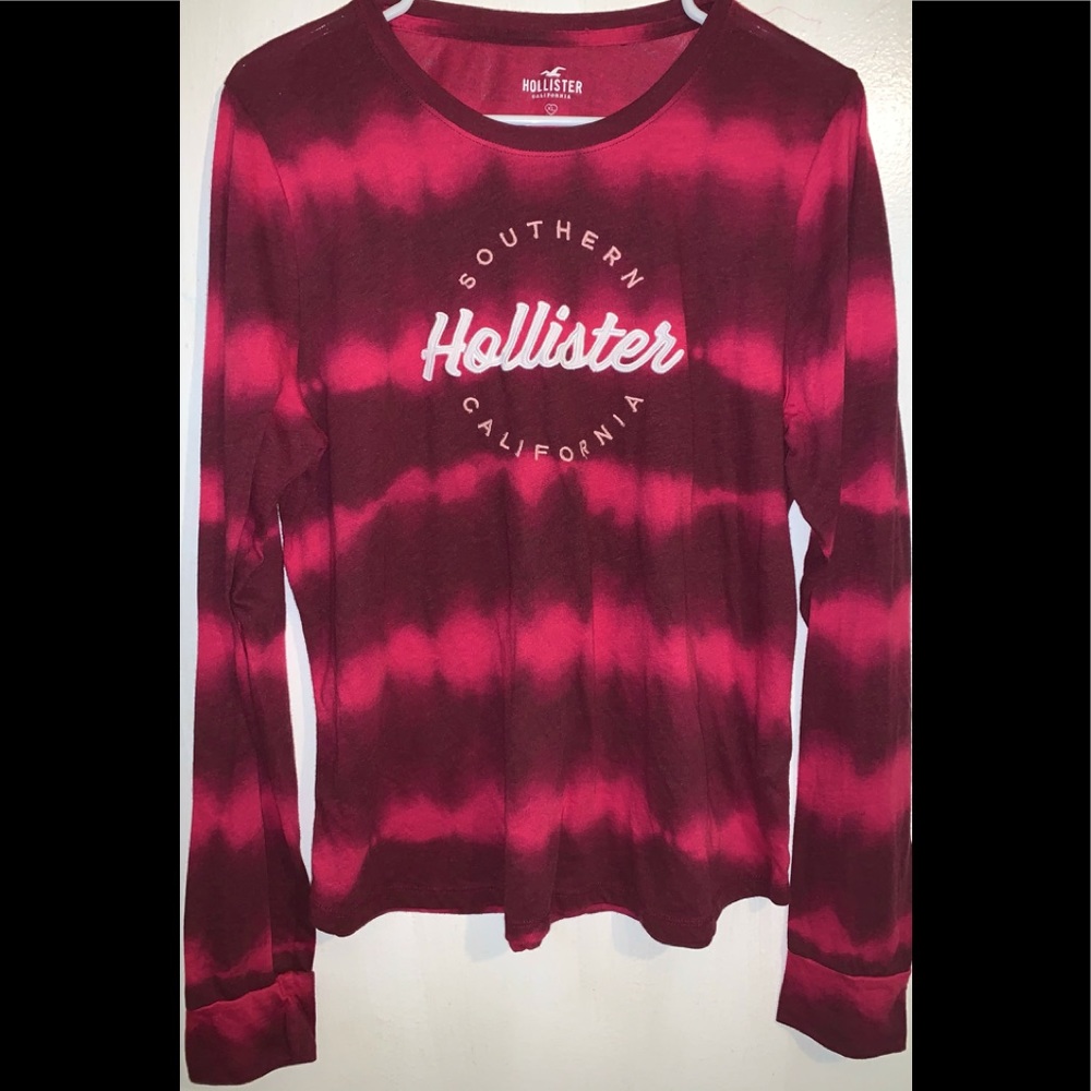 Hollister tie dye long sleeve top